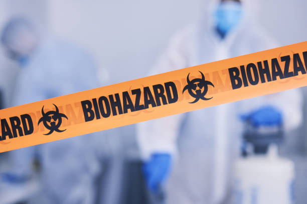 Professional Blood Cleanup technician working in Connell, WA